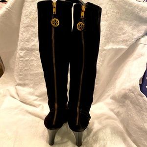 Tory Burch tall suede boots